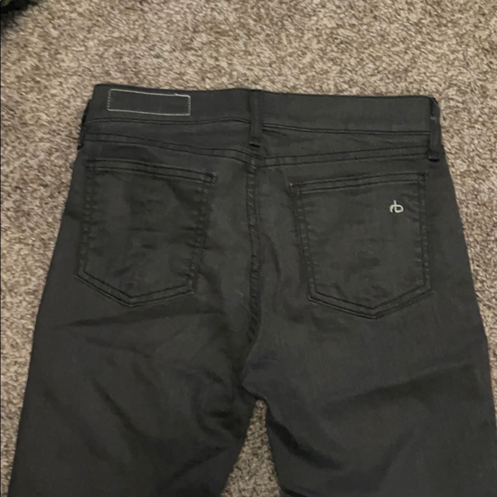 Rag And Bone Legging Jean In Charcoal. Size 27 - image 3